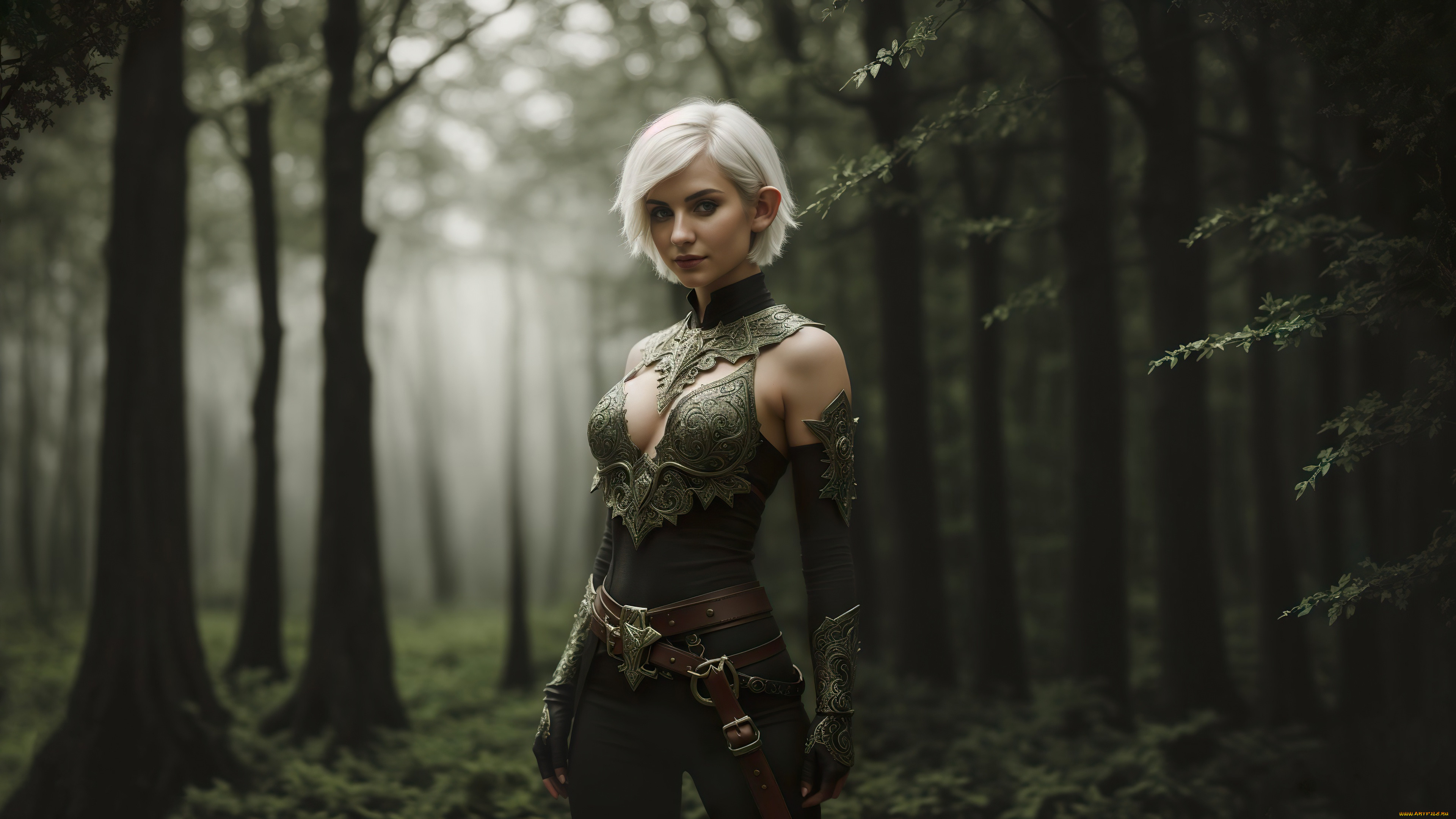 , 3 ,  , people, girl, fantasy, nature, art, blond, digital, pathfinder